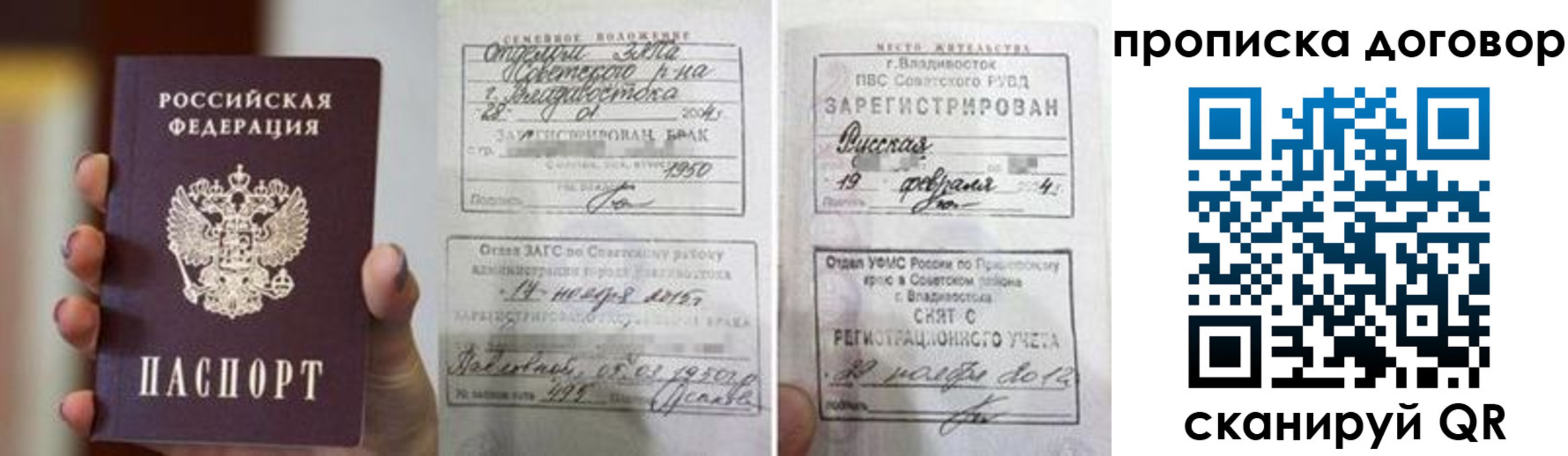 прописка штамп в Химках
